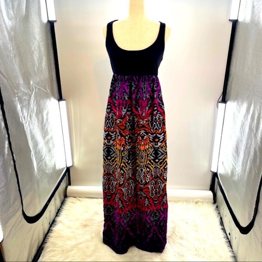 ALICE &TRIXIE SILK RACER BACK MAXI DRESS